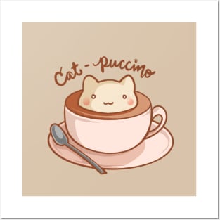 Cat-Puccino Posters and Art